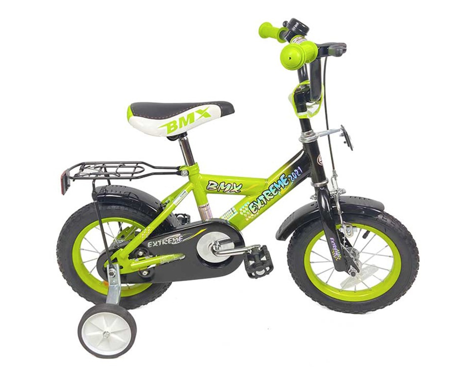 אופני ילדים BMX בגודל 16 אינצ’ – צבע ירוק זרחני