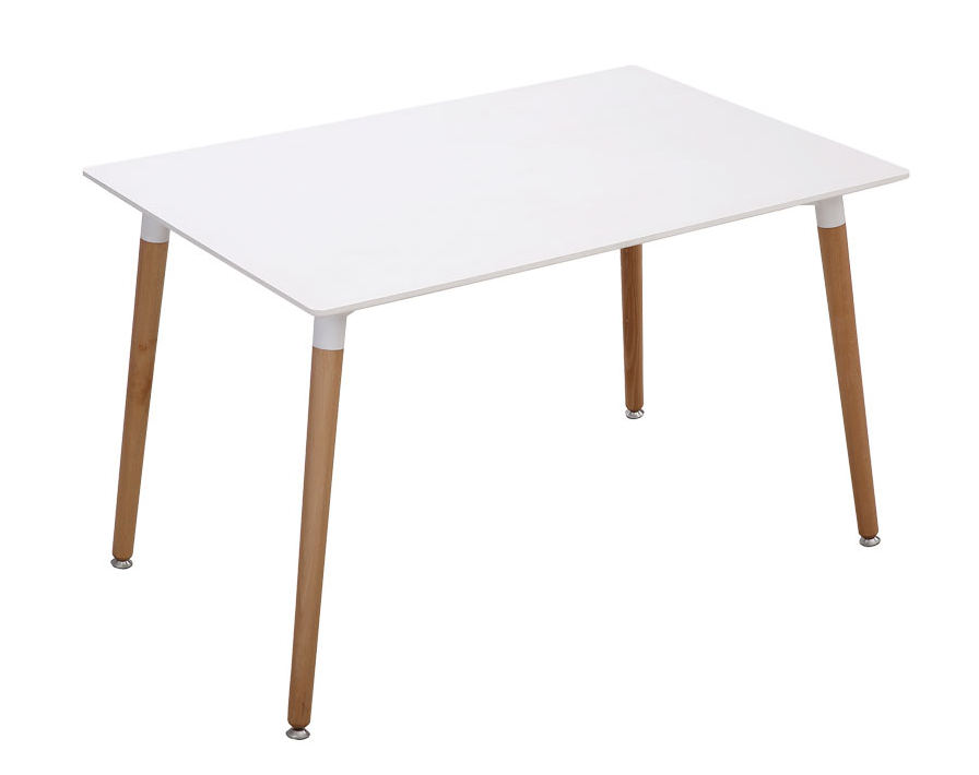 שולחן מיאמי עץ 120/80/70 ס”מ לבן